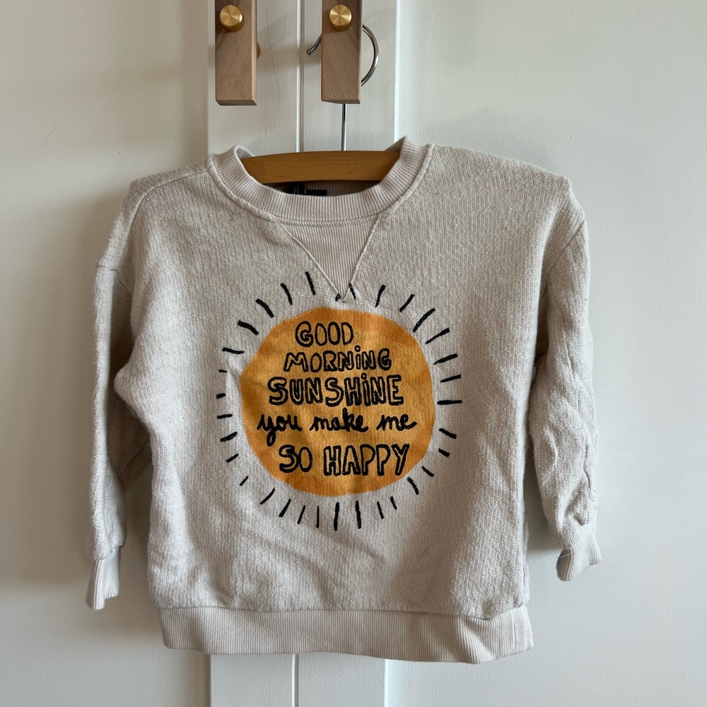 Art Class Sweatshirt Good Morning Sunshine Baby 18 Months